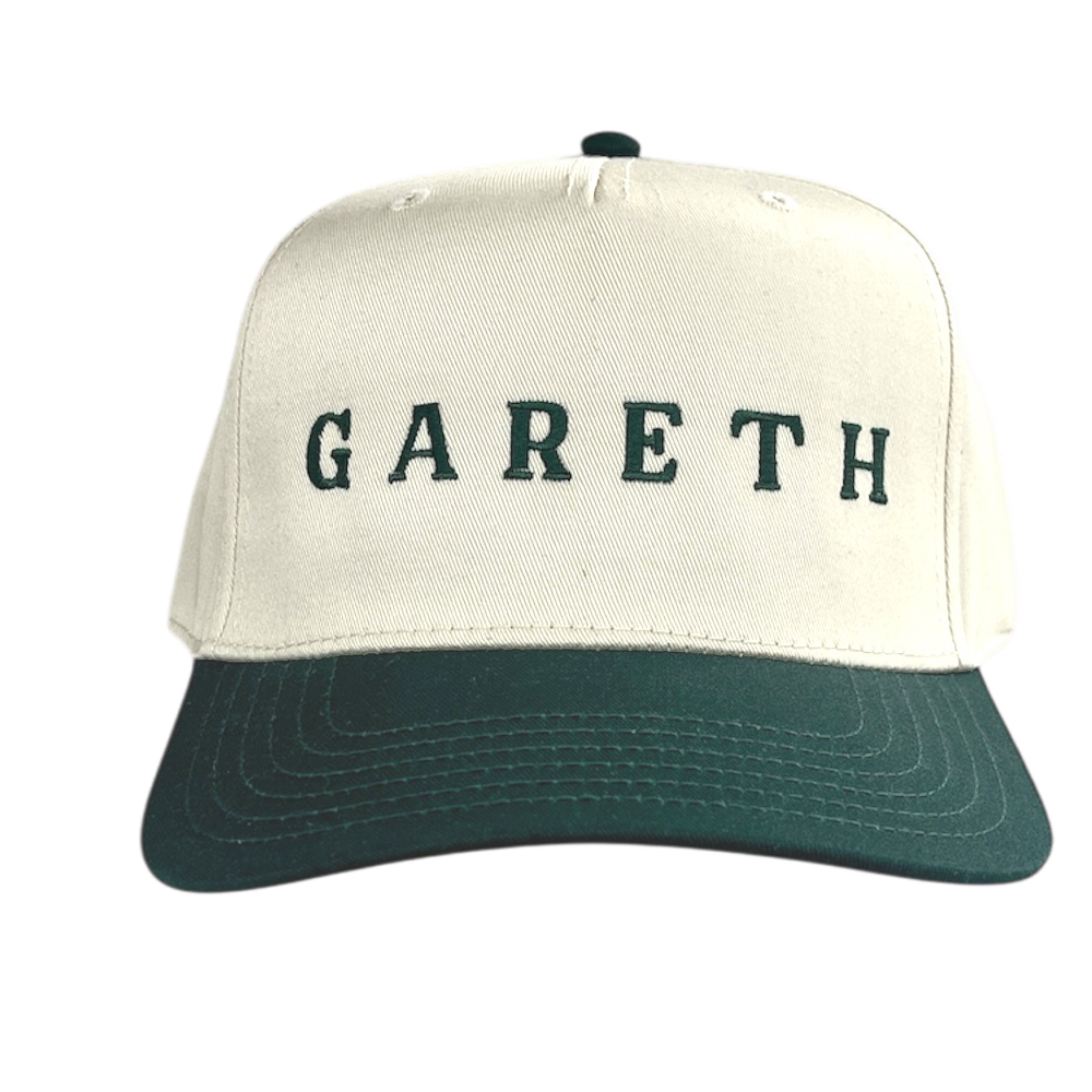 Logo Natural and Forest Green Hat