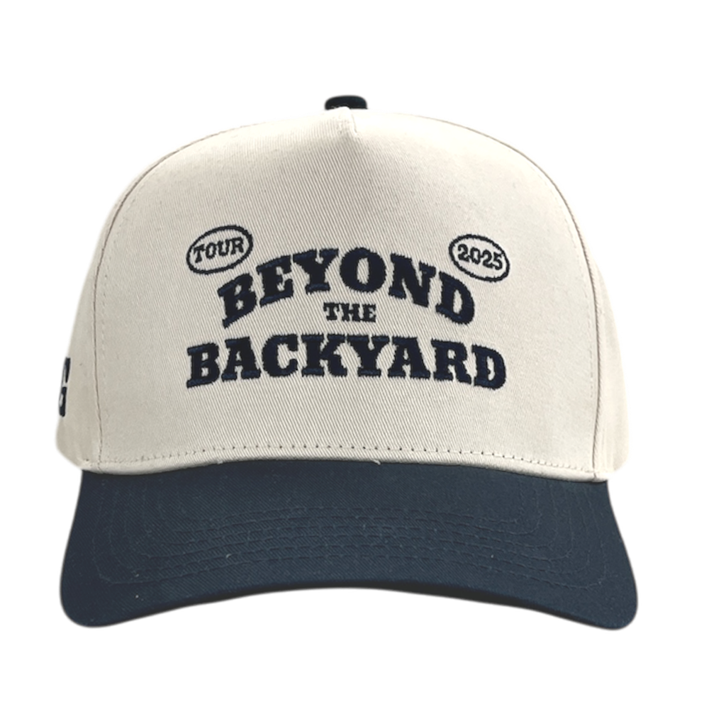 2025 Tour Natural and Navy Hat