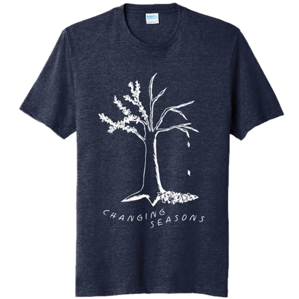 Heather Navy Changing Seasons Tee